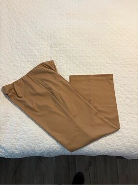 J. Jill Tan High-Waist Wide Leg Pants